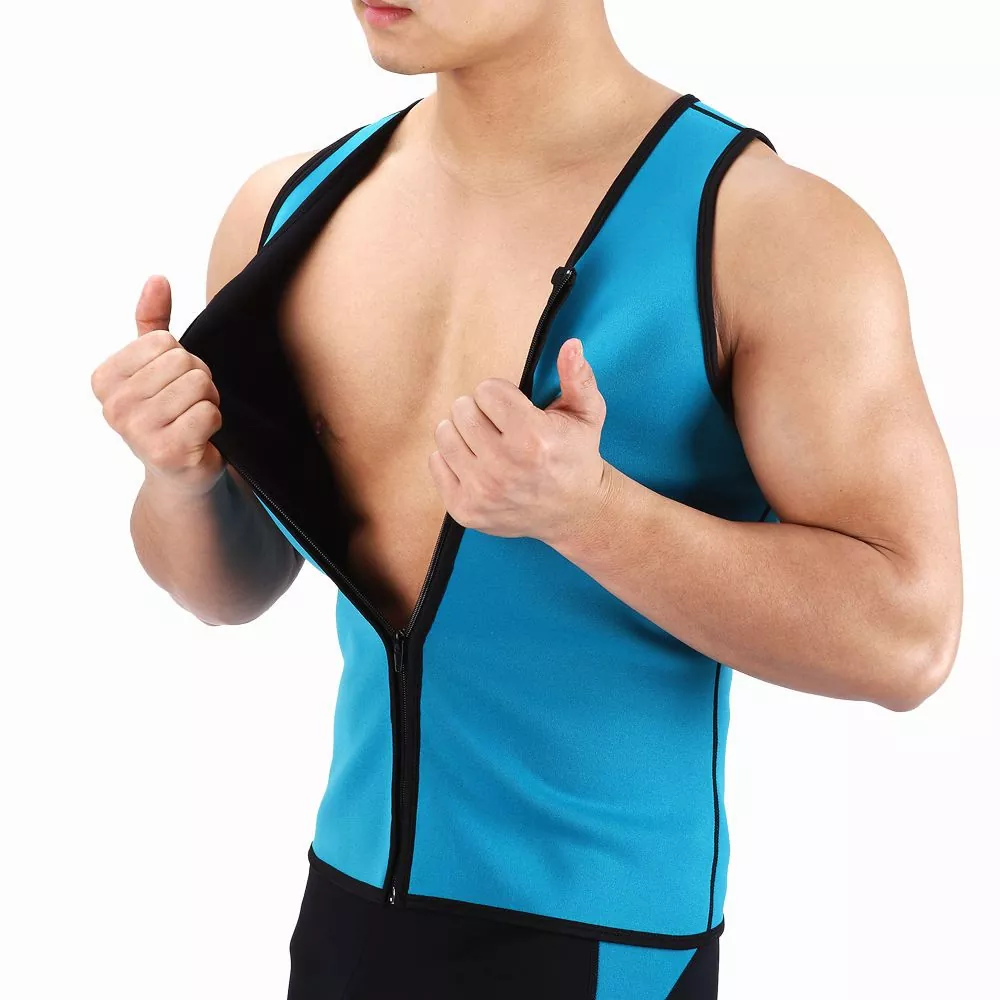 Sauna Shirt foar manlju Weight Loss